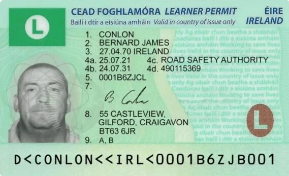 Buy a Learner permit Ireland