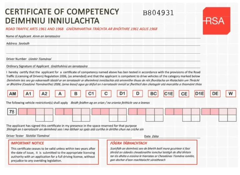 Get a Certificate of Competency