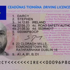 Full Irish Driving licence (€600)